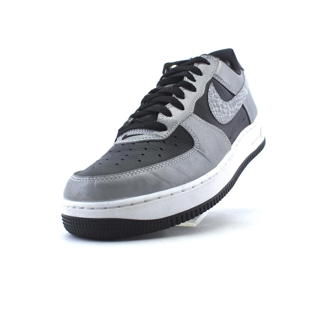 grey and black nike air force 1